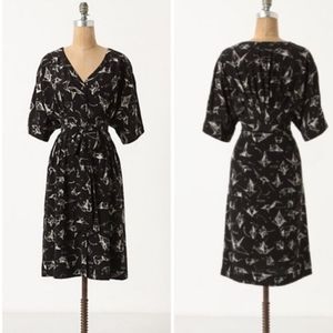 Anthro Many Folds dress